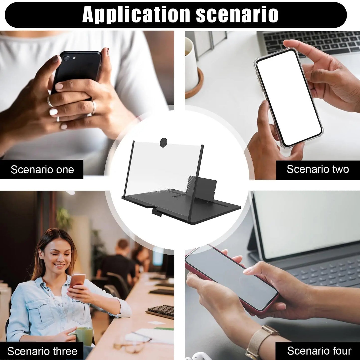 Ultra-HD Portable Smartphone Screen Magnifier