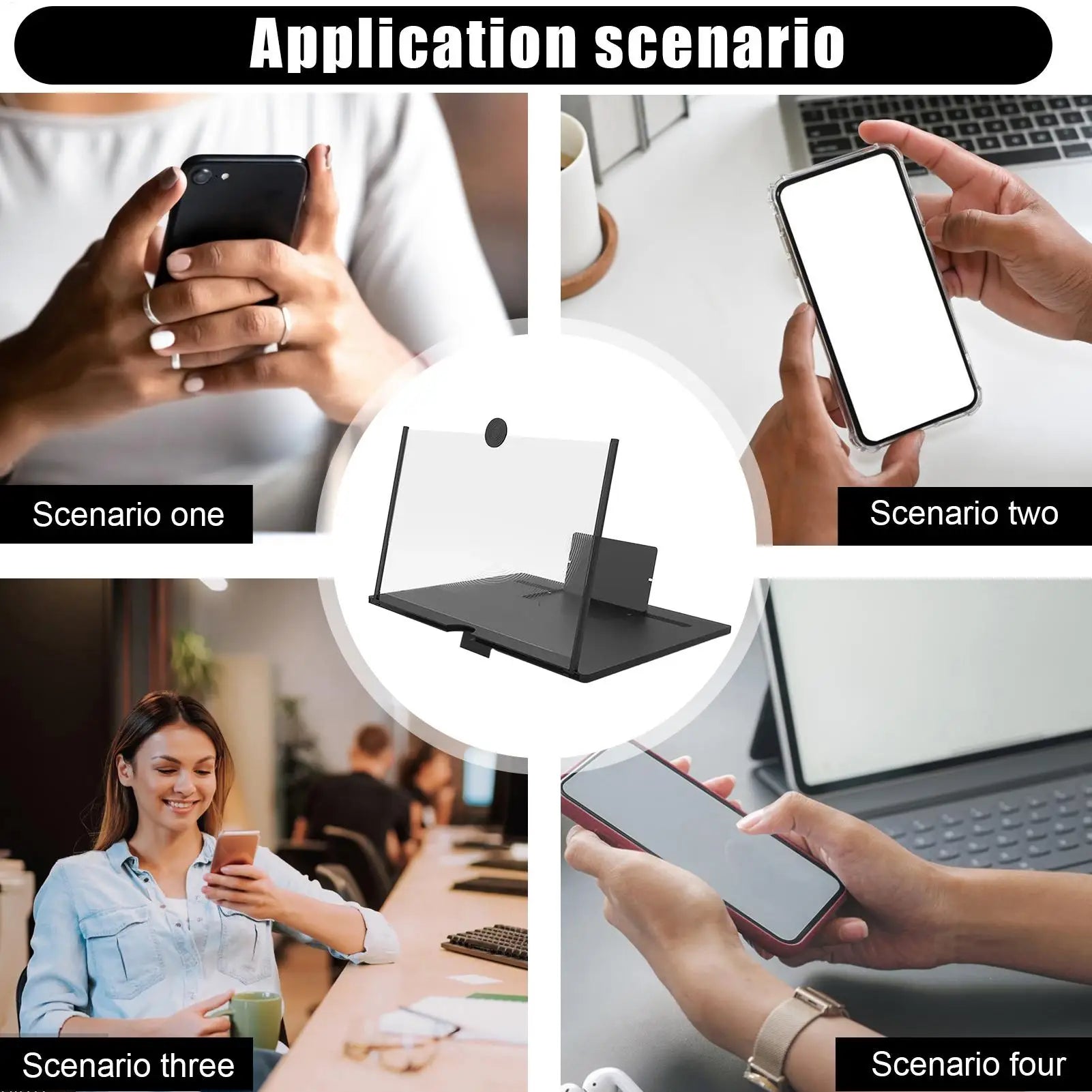 Ultra-HD Portable Smartphone Screen Magnifier
